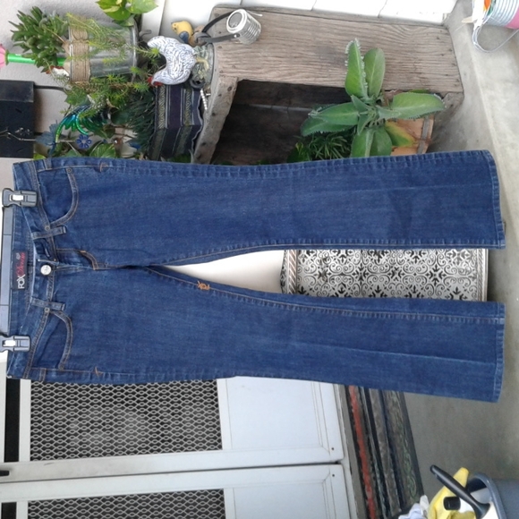 Women's denim jeans brand is Fox size 3 big Bell great condition - Picture 2 of 13